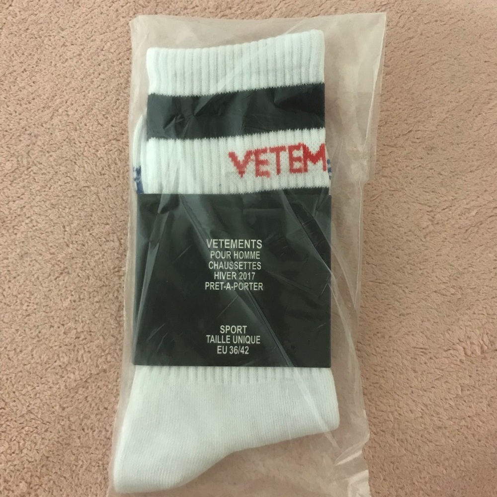 VETEMENTS Sexual Fantasies Socks